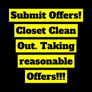 Submit Reasonable offers. Accepting offers